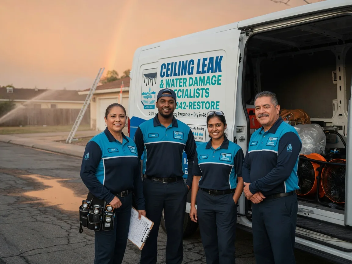 Ceiling Leak Cleanup company in Moorland, IA